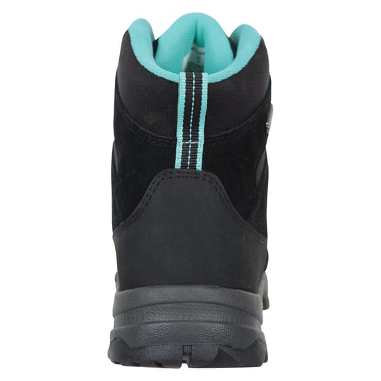 Mountain Warehouse Womens/Ladies Storm Suede Waterproof Hiking Boots (Black)