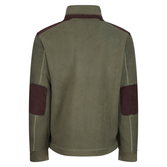 Regatta Mens Faversham Full Zip Fleece Jacket (Dark Khaki)