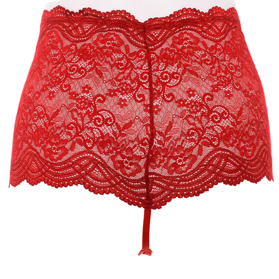 String thong with high waist lace 21686 woman