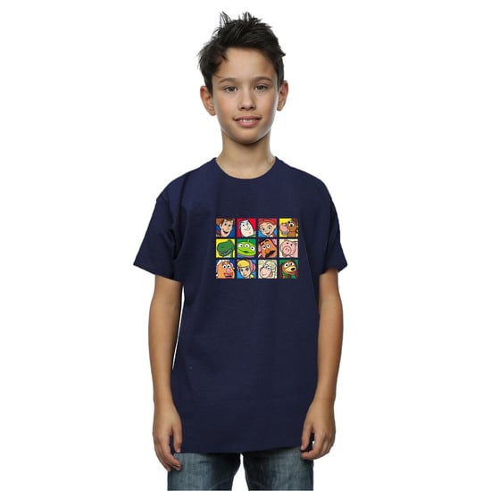 Disney Boys Toy Story Character Squares T-Shirt (Navy Blue) - Image 2