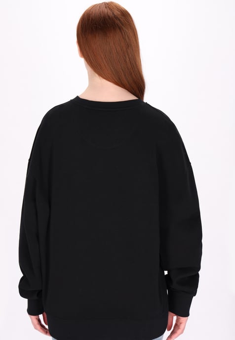 Dreimaster Sweatshirt Dames zwart - Image 4