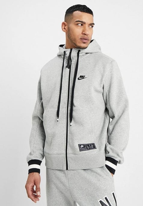 Nike Air heren trainingspak met doorlopende ritssluiting volledig in grijs - Image 2