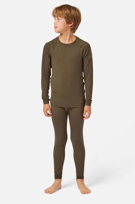 Bodyfit Long John Baselayer Dark Khaki