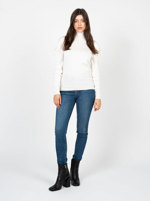 Liu Jo Pullover Woman's Off-White - Image 2
