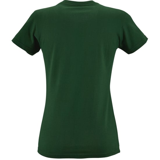 SOLS Womens/Ladies Imperial Heavy Short Sleeve T-Shirt (Bottle Green) - Image 2