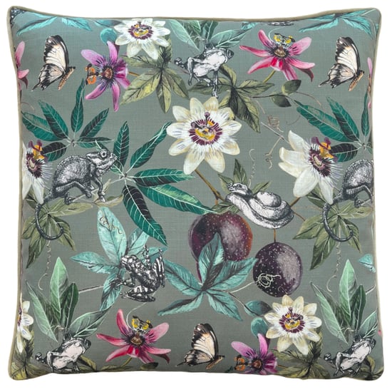 Wylder Tropics Wild Passion Creatures Piped Polyester Filled Cushion