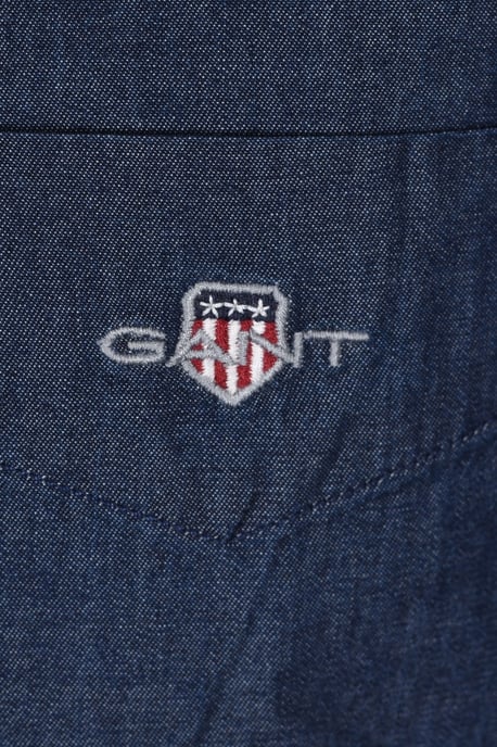 Gant Long Sleeved Shirt Dark Indigo