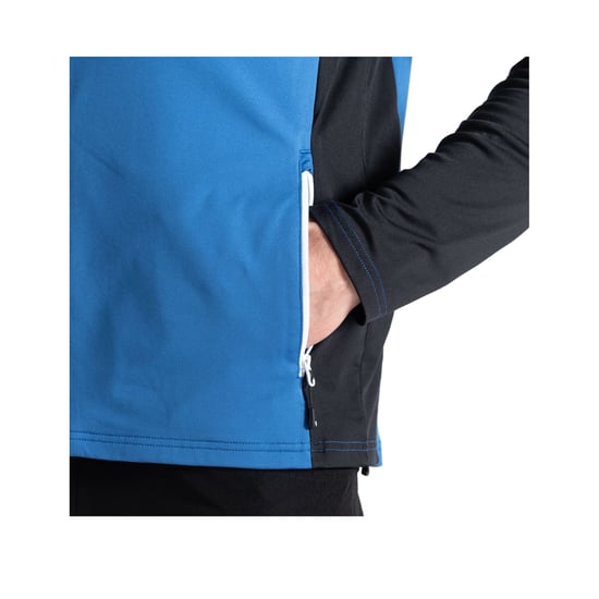 Dare 2B Mens Touring Hooded Stretch Full Zip Jacket (Olympian Blue/Moonlight Denim)
