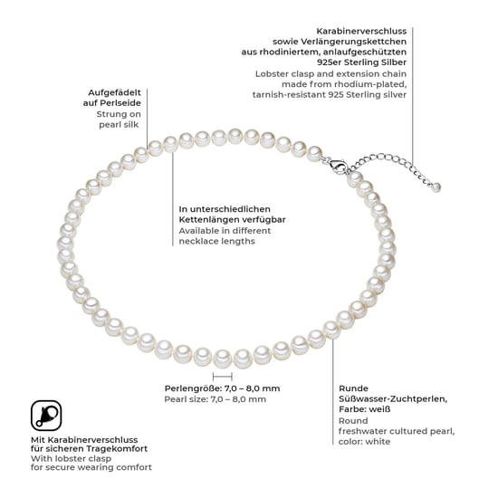 Valero Pearls Female Fresh Water Cultured Pearl(s) Necklace