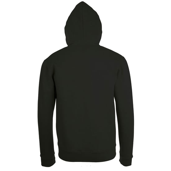 SOLS Mens Stone Zip Up Plain Hoodie (Black) - Image 2