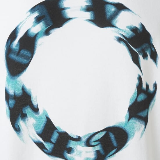 Givenchy Circle Logo Oversized White T-Shirt - Image 3
