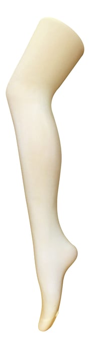 Dames 80 denier ondoorzichtige effen gekleurde panty's - Room - Image 1