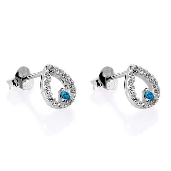 Orphelia 'Kiana' Women's 925 Sterling Silver Stud Earrings - Silver ZO-7487