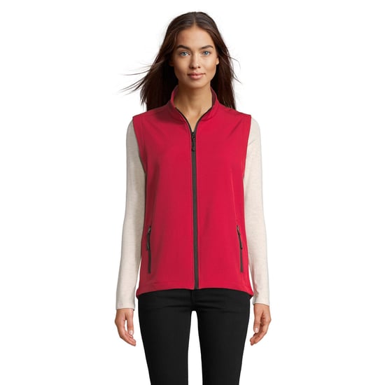 SOLS Dames/Dames Race Softshell Bodywarmer (Peperrood) - Image 1