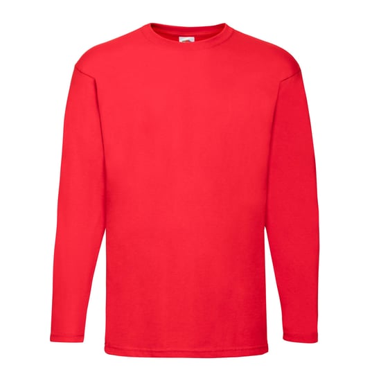 Fruit of the Loom Unisex Adult Valueweight T-shirt met lange mouwen (Rood) - Image 1