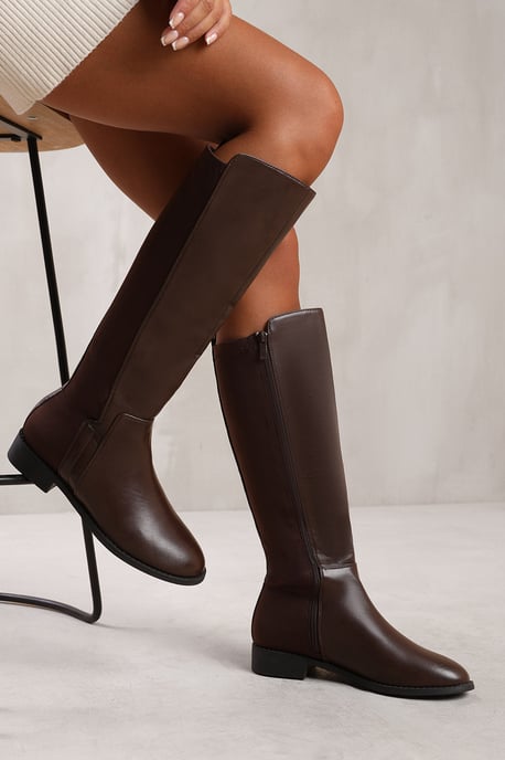 Wheres That From Womens 'Parker' Knee High Boots With Side Zip