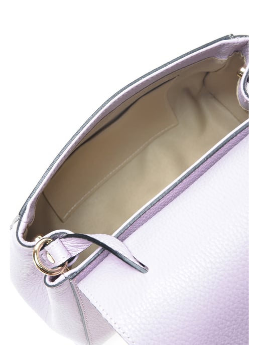 Luisa Vannini SS22 LV 1783T Lilac Leather Bag - Image 4