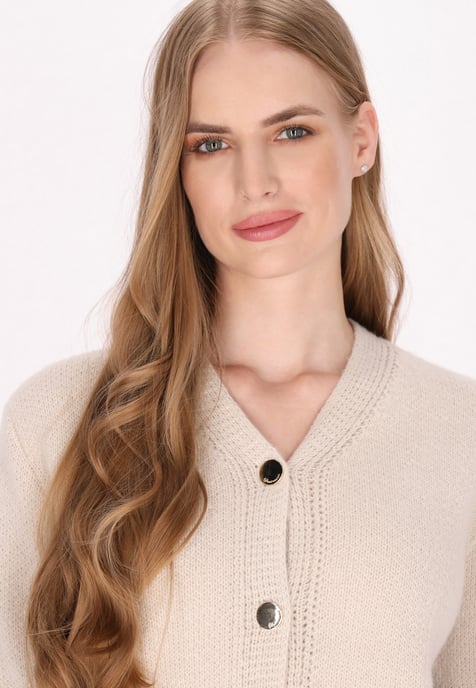 Dreimaster Vest Dames wolwit - Image 5