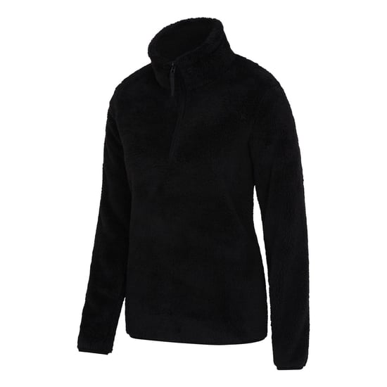 Mountain Warehouse Fleece Teddy Fleece Quarter Zip Fleecetröja för dam/dam (Svart) - Image 3