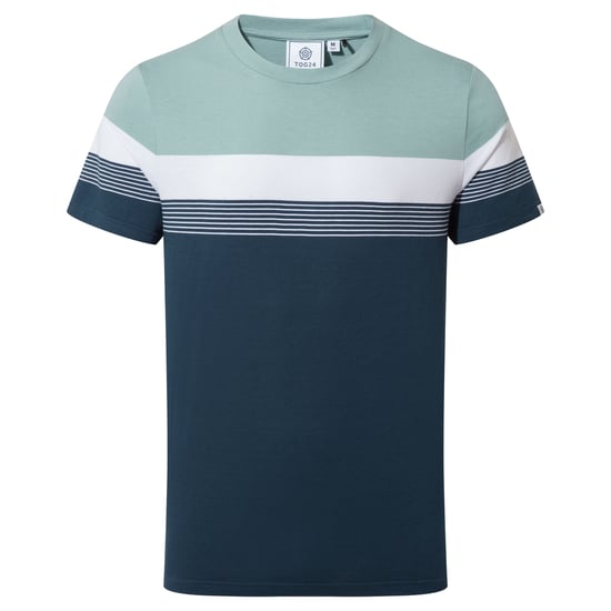 Farndon Mens T-Shirt - Light Sky/Inky Blue