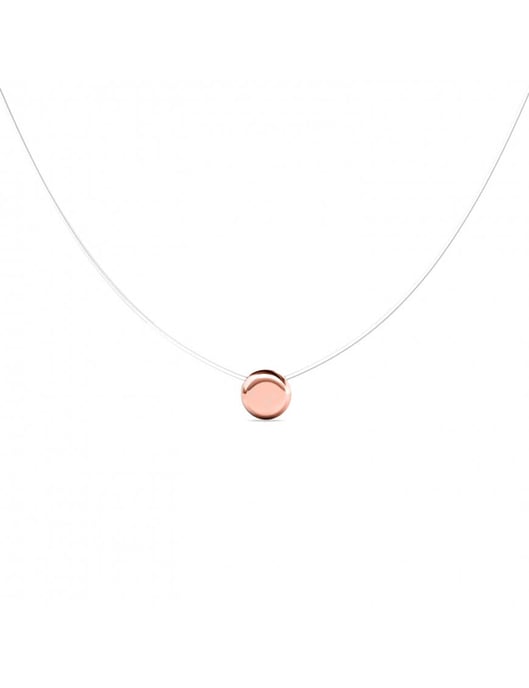 Moon-halsband - roséguld och kristall - Image 5