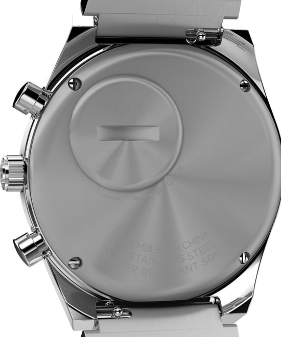 Timex Q Falcon Eye Chrono Men's Silver Watch TW2W33700 - Image 3
