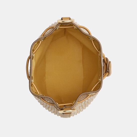 Mini Bucket Bag in Crystal