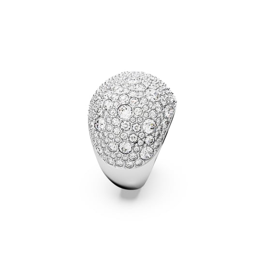 Swarovski 'Luna' Women's Base Metal Ring - Silver 5666182