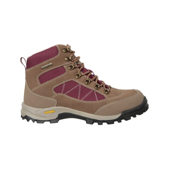 Mountain Warehouse Womens/Ladies Storm Suede Waterproof Hiking Boots (Brown)