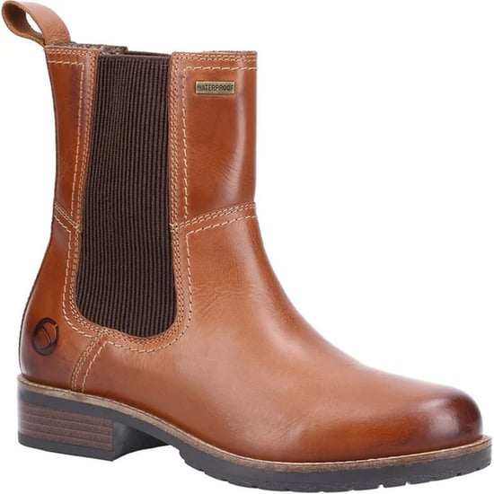 Cotswold Womens/Ladies Somerford Leather Chelsea Boots (Tan)