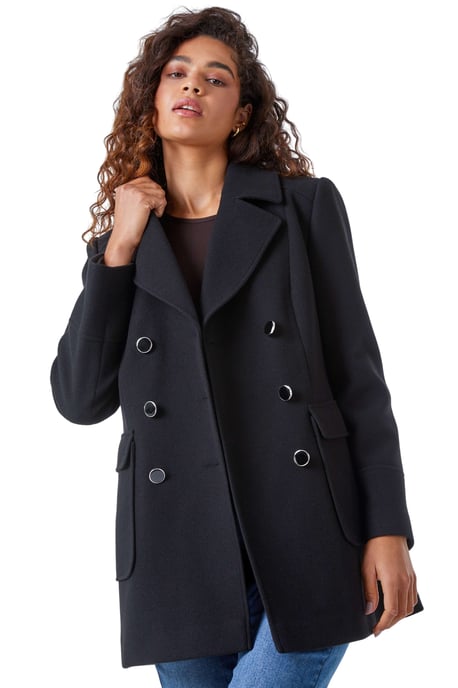 Double Breasted Longline Coat