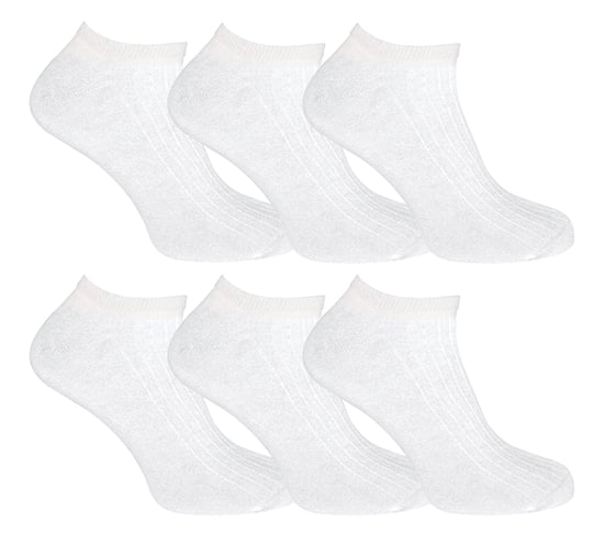 Kids 100% Cotton Ankle Socks | Sock Snob | Low Cut Trainer Socks for Boys & Girls - White - Image 1
