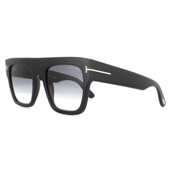 Tom Ford Sunglasses Renee FT0847 01B Shiny Black Grey Smoke Gradient - Image 2