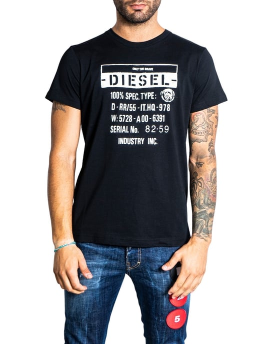 Diesel Men's T-Shirt In Black