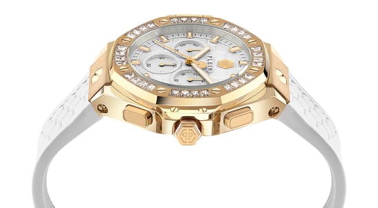 Philipp Plein Plein Chrono Royal Unisex Witte Horloge PWPSA0624 - Image 2