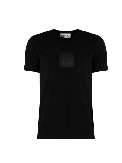 Iceberg T-Shirt C-Neck Men's Black - Image 1