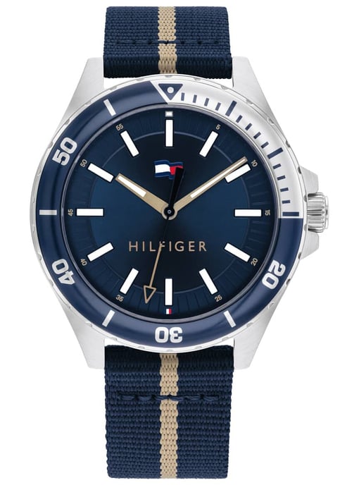 Tommy Hilfiger Logan Heren Horloge Blauw 1792011 - Image 1