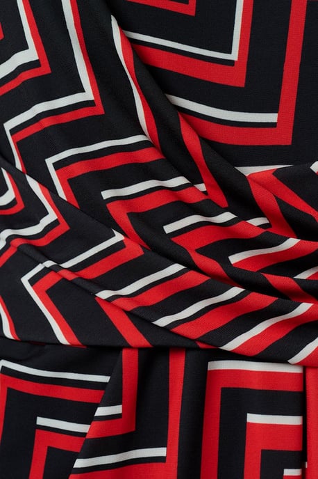 Eloise Print Jurk Rood / Multi - Image 5