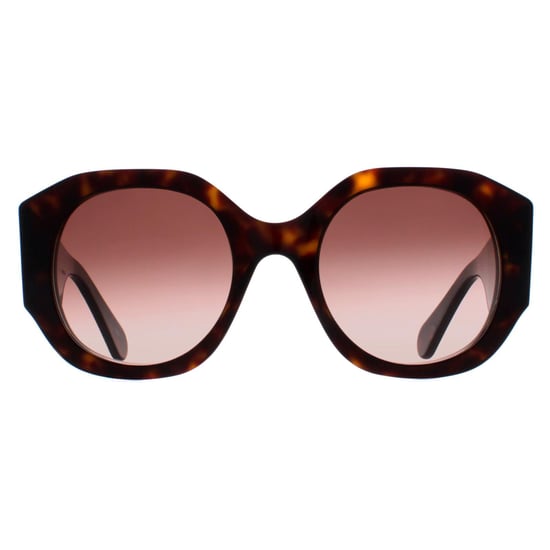 Chloe Round Womens Dark Havana Brown Gradient CH0234S - Image 1