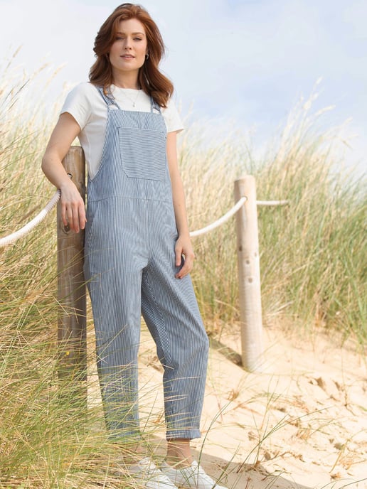 Kite Clothing Rempstone Ticking Dungarees