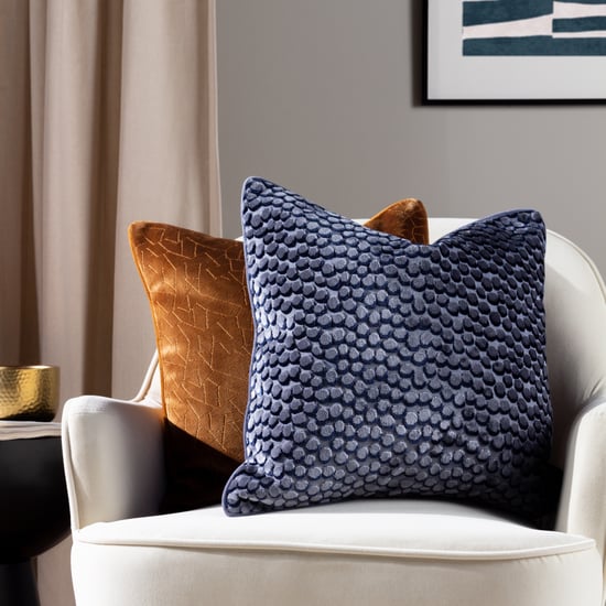 Höem Lanzo Cut Velvet Piped Cushion Cover
