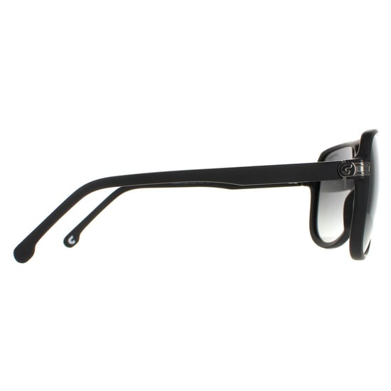 Carrera Aviator Unisex Matte Black Grey Gradient Polarized 1045/S