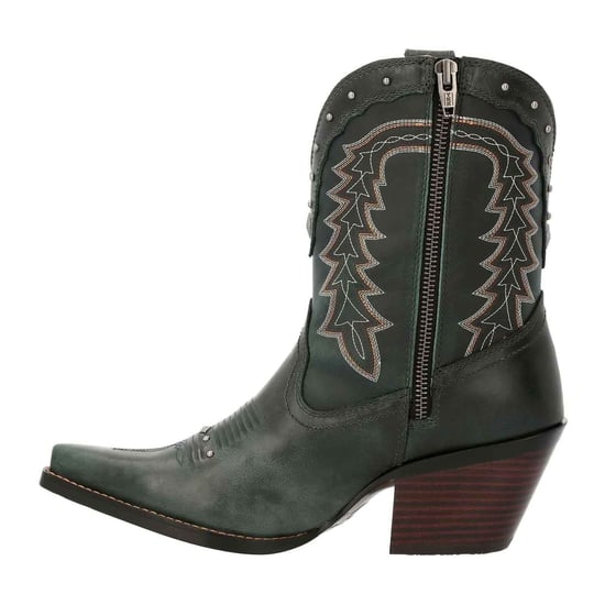 Durango Crush Bootie Leather Vrouwen Laarzen Saddle Brown/Denim Blue - Image 5