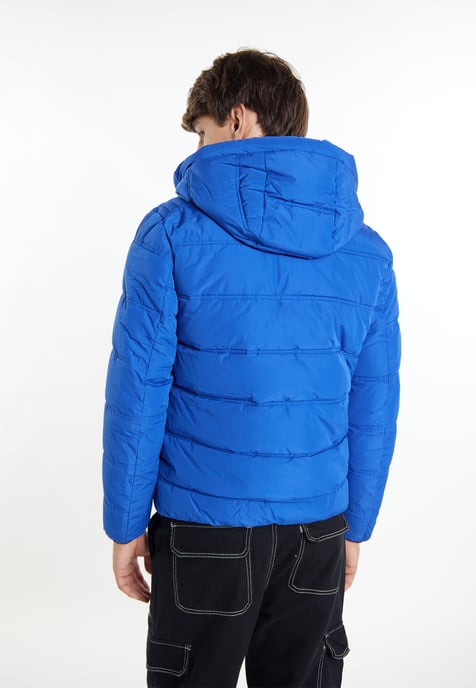 Mo Gewatteerd winterjack Heren blauw - Image 4