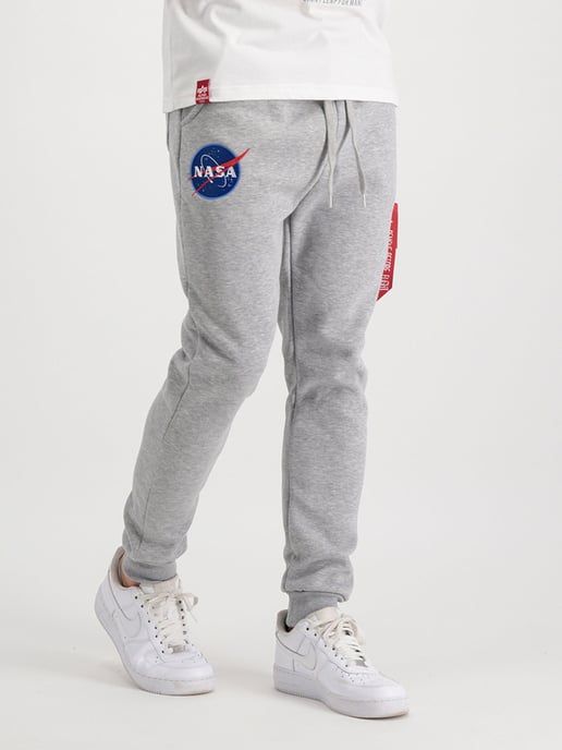 Alpha industries Men's Nasa Cargo Sweat Joggers in Grey