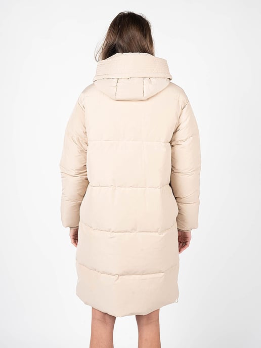 Silvian Heach Jacket Down Jacket Woman's Beige - Image 4
