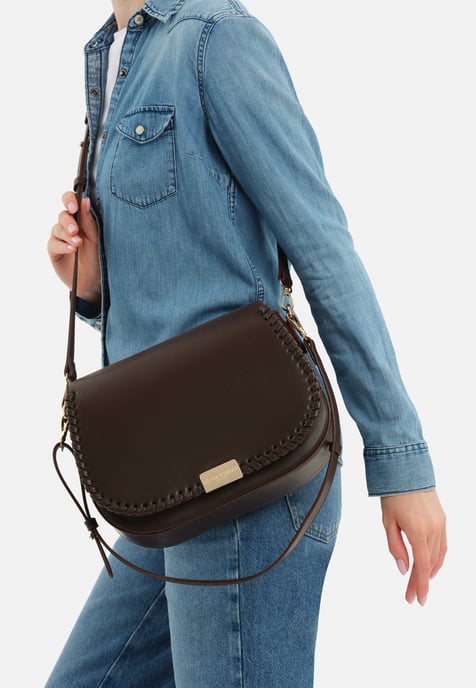 Laura Ashley Dark Brown CrossBody Bag - Image 4