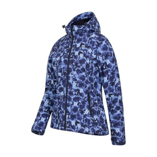 Mountain Warehouse Dames/Dames Exodus Gebloemd Soft Shell Jasje (Marine / Lichtblauw) - Image 3
