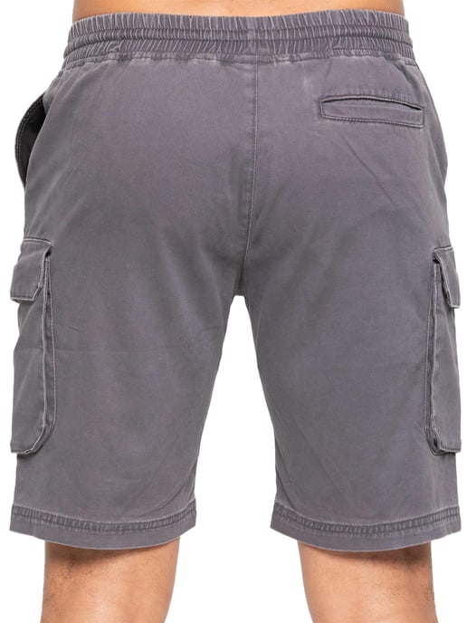 Enzo | Mens Cargo Shorts - Grey