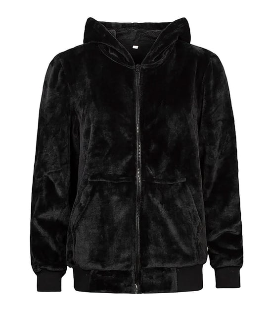 Heat Holders - Ladies Soul Warming Lounge Hoodie i mjuk fleece - Svart - Image 1